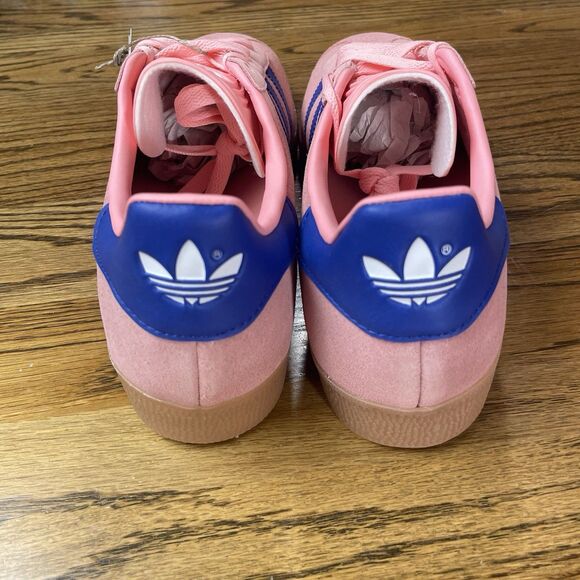 adidas Originals Gazelle Men\'s Shoes Semi Pink Blue Gum Casual Athletic Size NEW main image 6